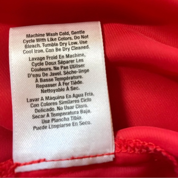 DKNYC orange button down tank sheer section Size L - Picture 7 of 8